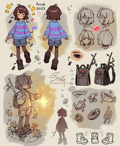 Undertale Frisk, Cute Backpack, Undertale Cute, Undertale Drawings, Undertale Art, Undertale Fanart, Undertale Comic, 3d Cartoon, Undertale Au