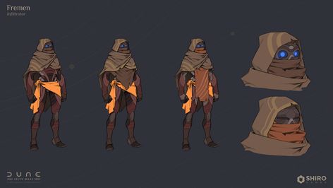 ArtStation - DUNE Spice Wars - Fremen Dune Spice Wars, Dune Spice, 3d Environment Art, Dune Characters, Dune Art, 3d Environment, Alien Character, Environment Art, Black Cartoon Characters