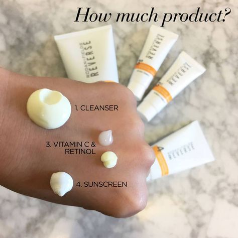 How much product should I use? #REVERSE #SkincareRegimen for Brightness and Dull Marks Natural Aging Skin Care, Roden And Fields, Rodan And Fields Reverse, Rodan And Fields Business, Rodan And Fields Consultant, Skin Care Routine For 20s, Life Changing Skincare, Daily Skin Care, Rodan And Fields