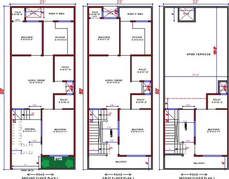 Buy 20x50 House Plan | 20 by 50 Elevation Design | Plot Area Naksha 20 By 50 House Plans, Home Front Elevation Design, 20 50 House Plan, Home Front Elevation, Front Elevation Design, Plot Plan, Plan Home, Front Elevation Designs, Bed Design Modern