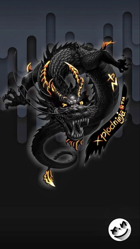 Dragon Wallpaper Iphone, Dragon Tattoo Art, Dragon Silhouette, Yin Yang Tattoos, Dragon Artwork Fantasy, Gothic Wallpaper, Wild Animals Pictures, Dragon Images, Dragon Warrior