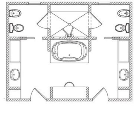 Two toilets in master bath 2 Toilet Bathroom Master Bath, Two Toilet Master Bath, Two Toilets In Master Bath, His Her Bathroom Ideas Layout, Master Bath Two Toilets, Master Bath With 2 Toilets, Double Toilet Master Bath, Master Bath With Two Toilets, 2 Toilets In Master Bath