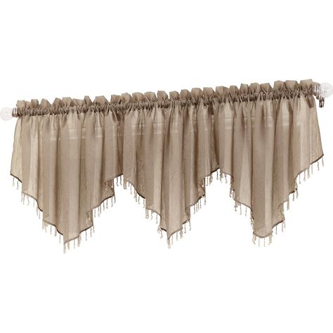 Buenas quisiera patrones de este modelo o vídeos como corta la cenefa de triángulo Colorful Curtains Living Room, Brighten Room, Simple Linen, Burlap Curtains, Voile Curtains, Room Paint Colors, Curtain Valance, Window Styles, Window Valance