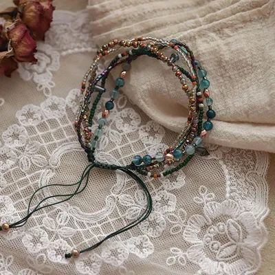 Diy Gelang, Rice Bead Bracelet, Bohemian Beaded Bracelet, Bracelets Easy, Blue Beaded Bracelets, Manik Manik, Diy Bracelets Easy, Diy Bracelet Designs, Handmade Jewelry Tutorials