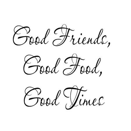 VWAQ Good Friends Good Food Good Times Decal Kitchen Decor Wall Sticker Saying Vinyl Lettering Cup Sayings, Kitchen Wall Quotes, Vinyl Wall Art Quotes, Kitchen Decor Wall, Wall Stickers Quotes, Kitchen Quotes, Vinyl Wall Quotes, Quote Decals, Relaxation Room