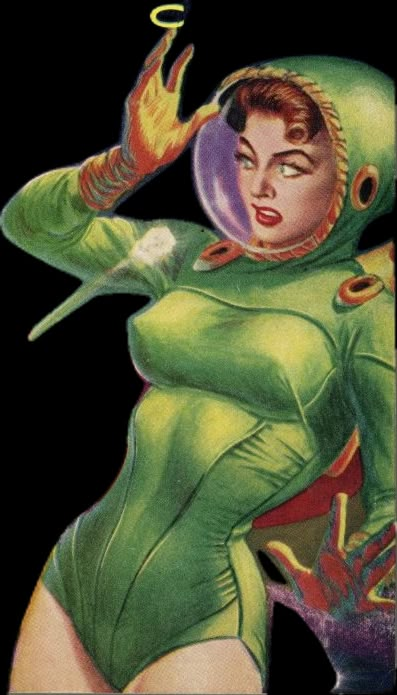 Pin Up Illustration, Pulp Covers, Scifi Fantasy Art, Sci Fi Comics, Body Reference Poses, Retro Futuristic, Ethereal Art, Vintage Pinup, Female Character Design