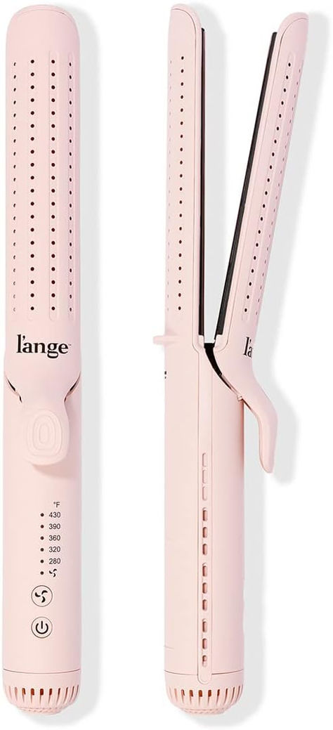 L'ANGE HAIR Le Duo Grande 360° Airflow Styler | 2-in-1 Curling Wand & Titanium Flat Iron Hair Straightener | Professional Hair Curler with Cooling Air Vents to Lock in Style | Adjustable Temp (Blush) Flat Iron Hair, Titanium Flat Iron, L'ange Hair, Professional Hair Straightener, Hair Straightener And Curler, Hair Straighteners Flat Irons, Iron Hair, Curling Hair With Wand, Hair Straightening Iron