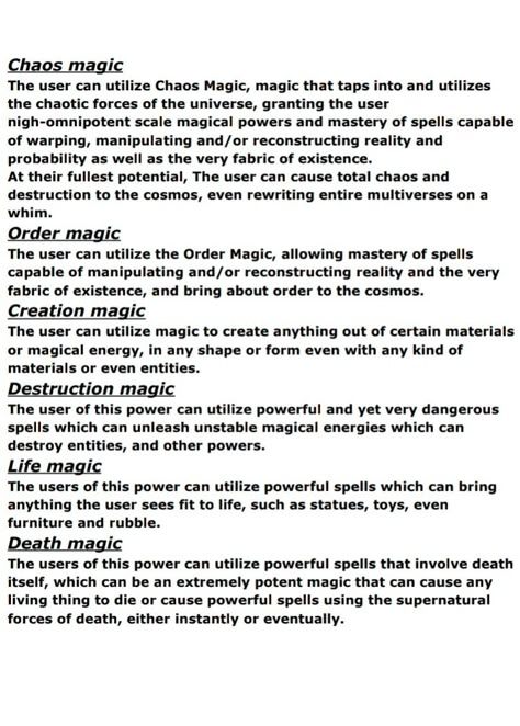 Types Of Witch Powers, Scary Powers Ideas, Creepy Superpowers, Evil Powers List, Dark Magic Abilities, Rare Magic Powers, Unique Magic Powers, Dark Magic Powers Ideas, Magical Abilities Ideas