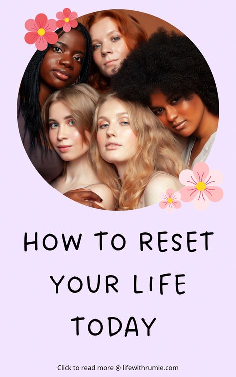 Do you feel like starting all over? Now is the perfect time to do so. Here is how to reset your life today and crush your goals for 2022 Reset Your Life, Feeling Stuck In Life, Stuck In Life, Healthy Morning Routine, Self Care Bullet Journal, Work Routine, Reset Button, Creating A Vision Board, Shower Routine