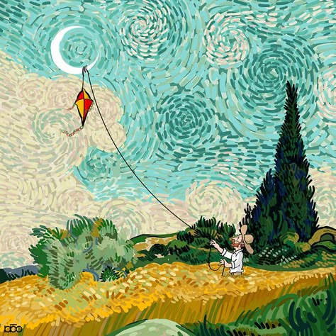 Interview Van Gohn, Alireza Karimi, Van Gogh Wallpaper, Vincent Willem Van Gogh, Van Gogh Inspired, Vincent Van Gogh Art, Arte Van Gogh, Van Gogh Paintings, Van Gogh Art