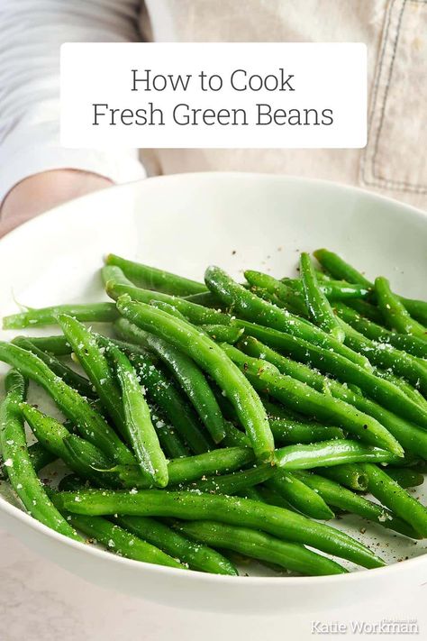 How To Cook Raw Green Beans, How Do You Cook Fresh Green Beans, How To Cook Green Beans From The Garden, Steamed Fresh Green Beans, Steamed Green Beans Stove, How Long To Cook Fresh Green Beans, Best Way To Cook Fresh Green Beans, Cook Green Beans On Stove, Cooking Fresh Green Beans On Stove