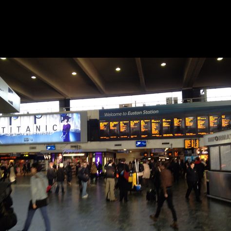 London Euston Station / March 2012 London Euston Station, Euston Station London, Euston Station, London Dreams, London Tube, London Vacation, London Summer, Train Stations, Miscellaneous Items