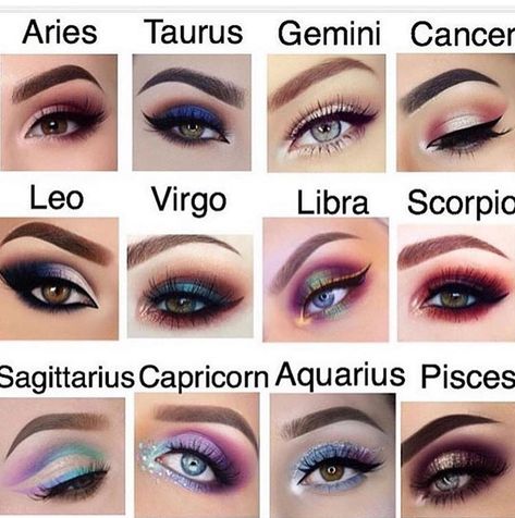 Zodiac Makeup Chart, Zodiac Signs Outfits Style Inspiration, Makeup Chart, Zodiac Signs Colors, Aquarius Constellation Tattoo, Makeup Charts, Zodiac Sign Fashion, Zodiac Signs Chart, Gemini Tattoo