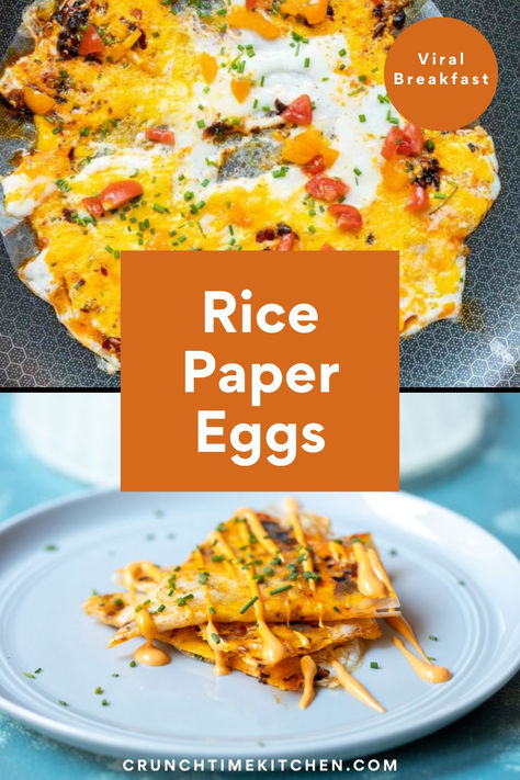 Rice Paper Egg Viral Recipe Breakfast Rice Paper Wraps, Rice Paper Breakfast Recipes, Rice Paper Egg Breakfast, Scrambled Eggs Tortilla Wrap, Viral Egg Tortilla Wrap, Rice Paper Recipes, Rice Paper Wrappers, Spring Roll Wrappers, Chicken Spring Rolls