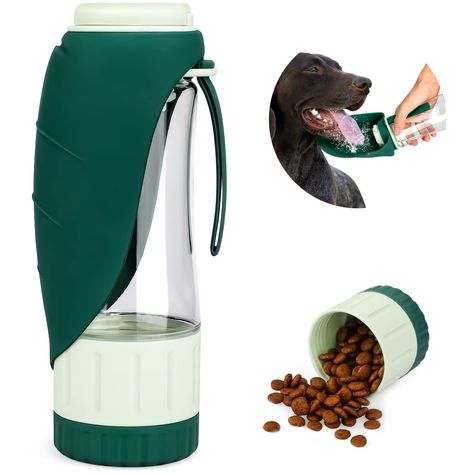 Dog Water Dispenser, Travel Dog, Leaf Bowl, Pet Water Bottle, Dog Water Bottle, Food Dispenser, Long Walk, Botol Air, Small Puppies