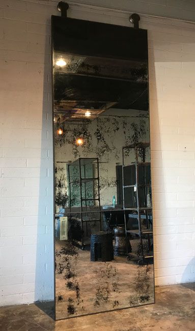 Mirrored Barn Door, Mirrored Headboard, Antique Glass Mirror, Mirror Wall Tiles, Industrial Mirror, Large Antique Mirror, Mirror Barn Door, Giant Mirror, Mirror Doors