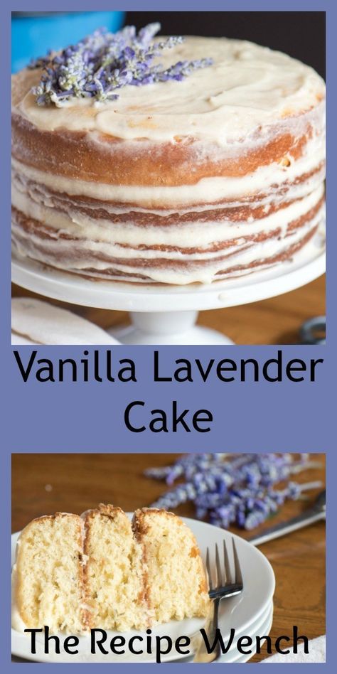 Lavender Cake Recipe, Lavender Cake, Vanilla Lavender, Lavender Recipes, Savoury Cake, Food Cakes, Tips And Advice, Let Them Eat Cake, Buttermilk