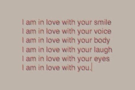 ˗ˏˋ 🔮 ˎˊ˗ 𝘱𝘪𝘯𝘵𝘦𝘳𝘦𝘴𝘵 : @𝘱𝘢𝘷𝘭𝘹𝘷𝘦 I Am In Love, Am In Love, Love Memes, Your Smile, Hopeless Romantic, Quote Aesthetic, Pretty Words, The Words, Orange County