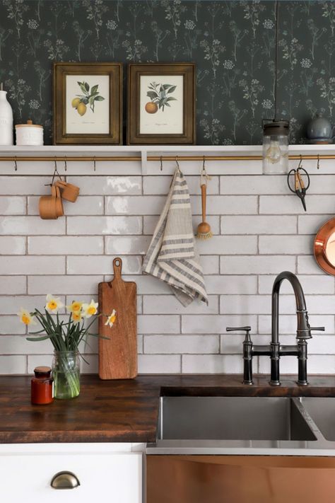 Dark cabinets kitchen