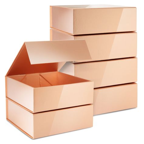 Empty Gift Boxes, Proposal Boxes, Rose Gold Square, Rose Gold Gifts, Gift Boxes With Lids, Magnetic Gift Box, Bridesmaid Boxes, Target Gifts, Gift Boxes For Women