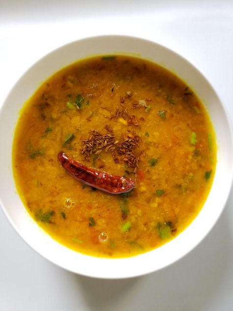 Dal Fry/Dal Tadka, Restaurant style dal fry /dal tadka Spinach Dal, Dal Tadka, Dal Fry, Lentil Dishes, Dosa Recipe, Indian Bread, Wing Tattoo, Naan Bread, Lentil Recipes