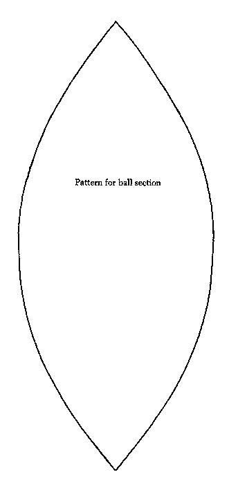 Felt Ball Pattern - Six panel. Tutorial is for sewing, but this could be done with fabric (place points on bias), pin in place on Styrofoam ball and cover seams with ribbon. Ball Template, Sew Felt, Silver Penny, Fabric Balls, Ball Pattern, Quilted Ornaments, Quilted Christmas Ornaments, Styrofoam Ball, Sphere Ball