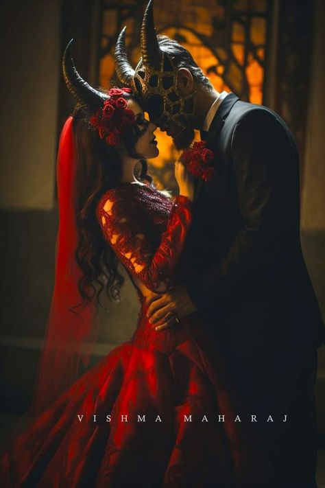 Villain Couple Aesthetic, Dark Masquerade Aesthetic, Masquerade Ball Couple, Evil Couple Aesthetic, Incubus Art, Dark Masquerade, Evil Couple, Demon Romance, Love Liberates