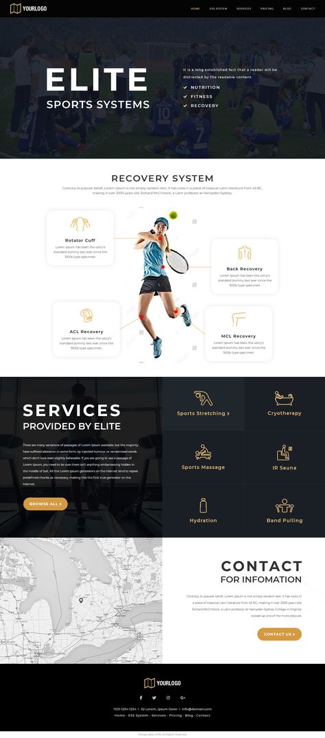 Website design «Sports System» #webdesign #sport Sports Website Design Layout, Sports Website Design Inspiration, Sport Website Design Inspiration, Basketball Website Design, Beach Website Design, Sports Web Design, Sport Website Design, Team Website Design, Sports Website Design