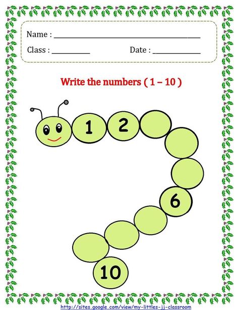 Identify Numbers 1-10, Write Numbers 1-10 Worksheets, 1to10 Number, Missing Number Worksheets 1-10, Writing Numbers 1-10 Kindergarten, Kindergarden Math, English Exam Papers, Nursery Worksheet, Kg Worksheets