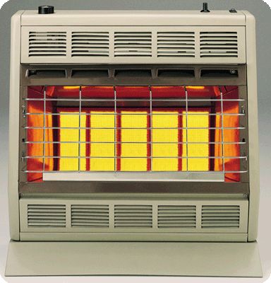 Empire SR30T Infrared Vent-Free Gas Heater with Hydraulic Thermostat Controls - Natural Gas Workshop Studio Ideas, Bus Conversion Ideas, Coach Bus, Narrow Boats, Bathroom Ventilation, Retirement Life, Window Air Conditioners, Outdoor Fire Pits, Bathroom Exhaust