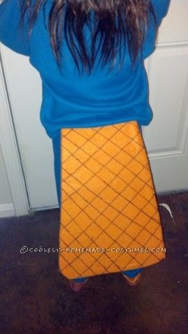 Fun Perry the Platypus Halloween Costume Diy Perry The Platypus Costume, Perry The Platypus Costume, Platypus Costume, Old Sweatshirt, Perry The Platypus, Good Burns, Homemade Costumes, White Eyes, Platypus