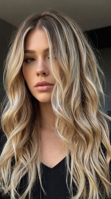 Glamorous Layered Haircuts for Long Hair for Long Layered Waves 🍂 Volume Waves Long Hair, Long Layered Hair Wavy, Layered Haircuts For Long Hair, Rich Brown Hair, Long Hair Waves, Long Layered Cuts, Hair Challenge, Haircuts For Long Hair With Layers, Wavy Haircuts