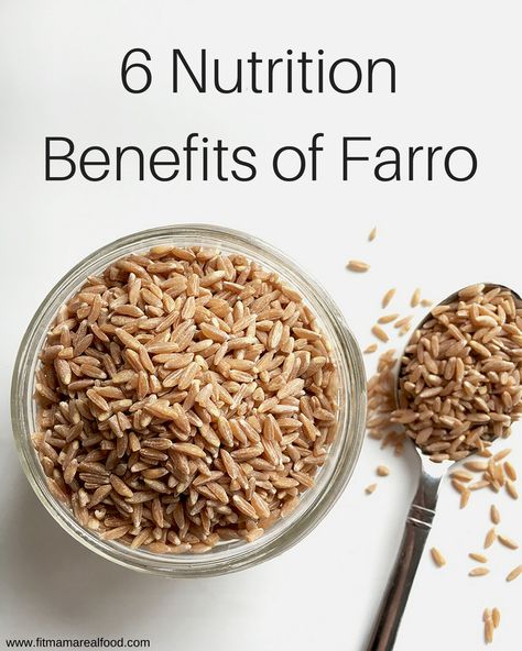 Add farro into your diet for these 6 nutrition benefits Farro Health Benefits, Farro Benefits Nutrition, Farro Nutrition Facts, Farro Benefits, Wheatberry Recipes, Farro Recipes, Easy Mediterranean Diet Recipes, Farro Salad, Brussels Sprout