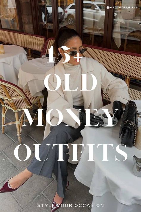 Love the old money aesthetic and want to easily recreate it? We’re sharing style tips on how to achieve old money style and the quiet luxury aesthetic, as well as 19+ chic old money outfit ideas for summer, spring, and fall 2024 that you can easily recreate at home. Discover the perfect old money outfits for women for summer 2024 and beyond with our quiet luxury style guide. Minimal Chic Summer Outfits, Old Money Work Outfits Fall, Classy Old Money Outfits For Women, Old Money Outfits For Work, Old Money Work Outfits Women, Old Money Office Outfits Women, French Street Style 2024, Quiet Luxury Outfits 2024, Old Money Style Women Classy