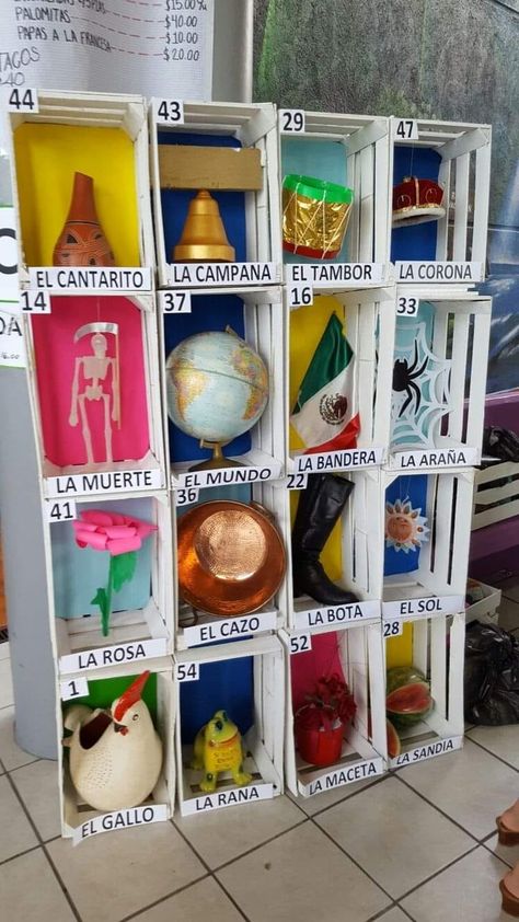 Así la lotería que se hizo para el salón de Emilio 😍 Loteria Party Ideas Decoration Diy, Diy Loteria Party Decorations, Loteria Decorations Ideas, Loteria Themed Party, Mexican Loteria Party Ideas, Loteria Centerpiece Ideas, Loteria Decorations, Loteria Party Ideas Outfit, Loteria Backdrop