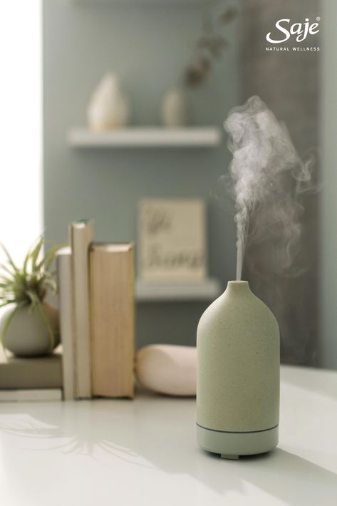 Design-forward diffusers use ultrasonic vibrations to create negative ions, emulating nature’s mood-boosting effects. Smell Hacks For Home, Smell Good Products, Hacks For Home, Aromatherapy Humidifier, Home Smell, Waterfall Features, Essential Oil Bottles, House Smells, Candle Diffuser