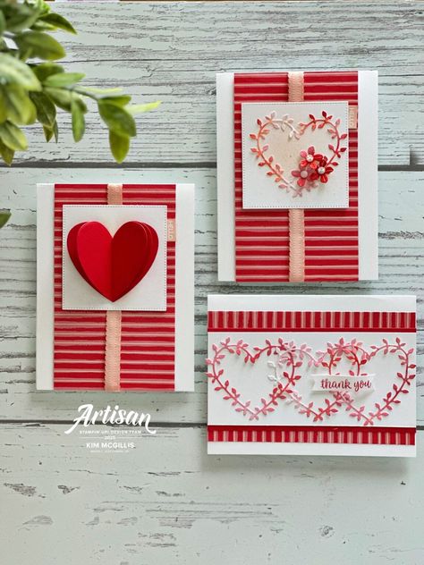 Stampin Up Cards, Valentines Cards, Heart Shapes, Stampin Up, Stamp