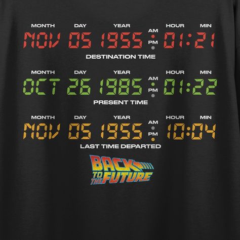 Show off your fandom for classic 80s movies with this Back to the Future women’s black crop tee. The Clock Times tee features a big, bold graphic that has been professionally printed to ensure long-lasting print quality. The Back to the Future franchise fan apparel is classic black, and includes short sleeves and a boyfriend cropped length. The double sided t-shirt is made of 60% cotton and 40% polyester lightweight jersey. It can be machine washed in cold water with like colors, then tumble dri Vintage Black Top For Fan Conventions, Back To The Future Shirt, Back To The Future Party, Classic 80s Movies, Future Logo, Black Crop Tee, 80s Theme Party, 80s Theme, Nostalgic Gifts