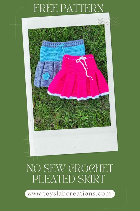 Crochet skirt pattern for beginners, Crochet pleated skirt Crochet Pleated Skirt Free Pattern, Crochet Pleated Skirt, Crochet Suspender Skirt Pattern Free, Crochet Skirts For Kids, Crochet Full Skirt Pattern, Crochet Fairy Skirt Pattern, Crochet Pattern No Sew, No Sew Crochet, Crochet Bloggers