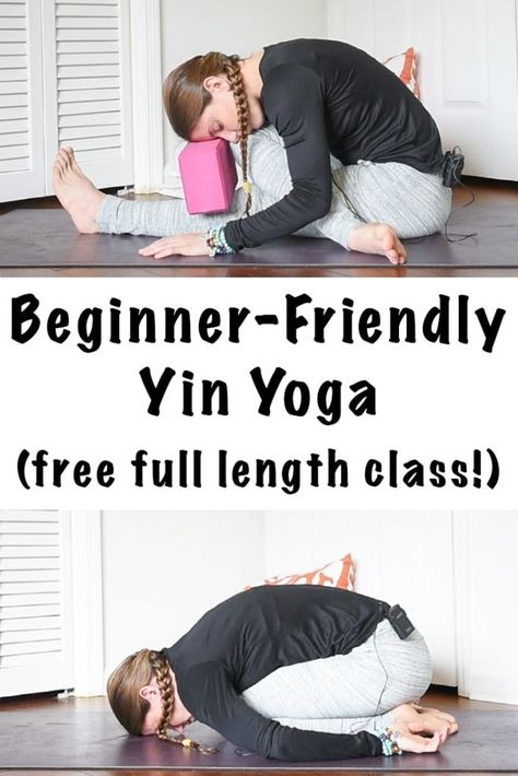 beginner friendly yin yoga sequence. Free full length yin yoga class! #yinyoga #yinyogasequence #yinyogaclass Extreme Fitness, Yin Yoga Class, Yoga Sequence For Beginners, Yin Yoga Sequence, Yin Yoga Poses, Yoga Ashtanga, Yoga Kundalini, Pilates Video, Yoga Video