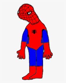 Spooderman Wallpaper Meme, Spooder Man Cursed, Spiderman Full Body Drawing, Silly Spiderman Pfp, Spooderman Funny, Cursed Spiderman, Spiderman Base, Spiderman Drawing Ideas, Baman Piderman