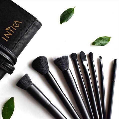 INIKA Vegan Makeup Brushes Makeup Tools Photography, Elate Cosmetics, Bold Blush, Sustainable Makeup, Tools Photography, Spa Space, Cruelty Free Makeup Brands, Natural Cleaning Products Diy, Natural Beauty Routine