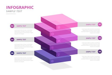 Gradient blocks infographic | Free Vector #Freepik #freevector Building Blocks Infographic, Startup Infographic, Book Infographic, Infographic Map, Educational Infographic, Timeline Infographic, Graphic Ideas, Business Infographic, Infographic Templates