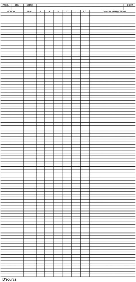 D'source A Basic X-SHEET Template | Exposure Sheet | D'Source Digital Online Learning Environment for Design: Courses, Resources, Case Studies, Galleries, Videos Animation Sheet, Paper Costume, Rows And Columns, Timesheet Template, Sneakers Drawing, Animation Tools, Film Reel, Wayne Thiebaud, Sheet Template