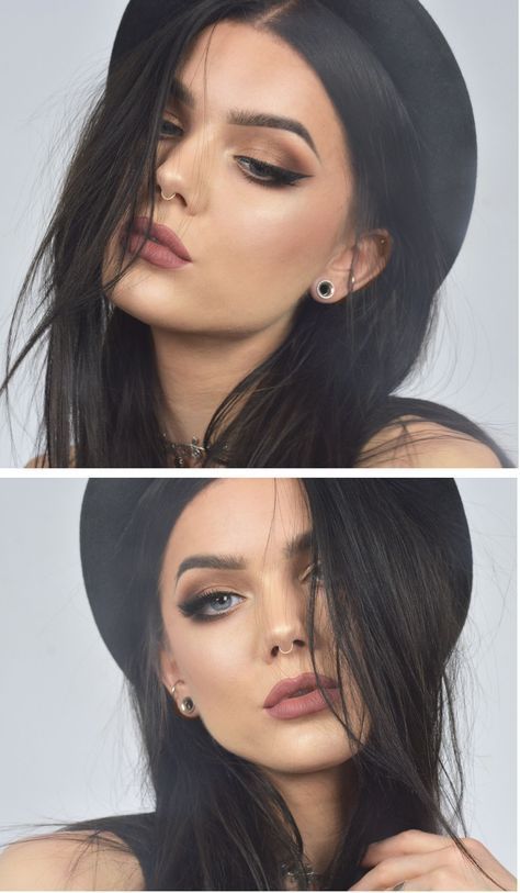 Linda Hallberg, Smokey Eye Makeup Tutorial, Beauty Make-up, Makeup Guide, Smokey Eyes, Rock Concert, Brow Makeup, Smokey Eye Makeup, Gorgeous Makeup