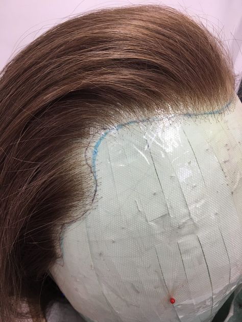 lace front wig, wig, wig hairline, ventilating Hair Ventilation, Natural Looking Wigs, Mens Wigs, Makeup Studio, Lace Closure Wig, Wig Making, Wig Accessories, Full Lace Wig, Hair Bundles