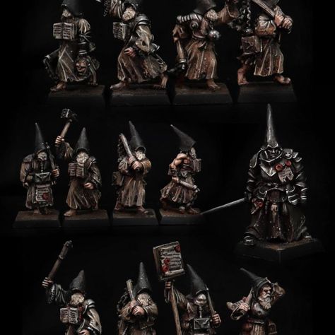 Trench Crusade, Mordheim Warband, Mordheim Witch Hunter Warband, Custom Miniatures, Golden Demon, Darkest Dungeon Miniatures, Warhammer Miniatures Painting, Grim Dark Miniatures, Grimdark Miniatures