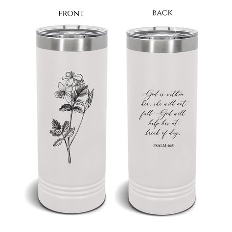 Christian Tumbler Ideas, Christian Tumbler Cups, Christian Tumblers, Study Gifts, Unique Tumbler Designs, Women Bible Study, Inspirational Gifts For Women, Bible Study Gifts, Inspirational Tumbler