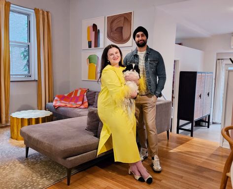 See Why This New York City Apartment Is So Good That It Was Rented Sight Unseen Minneapolis Apartment, West Elm Living Room, Oversized Floor Mirror, Entry Cabinet, Apartment Hunting, Rove Concepts, Rental Apartment, New York City Apartment, Sight Unseen