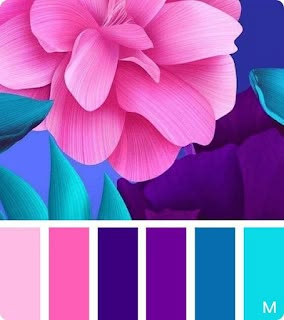 Fresh Air Color Palette, Bright Bedroom Accent Wall, August Palette Color, Pop Of Color Photography, Blue Yellow Purple Colour Palettes, Prismatic Color Palette, Bright Jewel Tone Color Palette, 3 Color Palette Colour Schemes, Mandala Color Palette